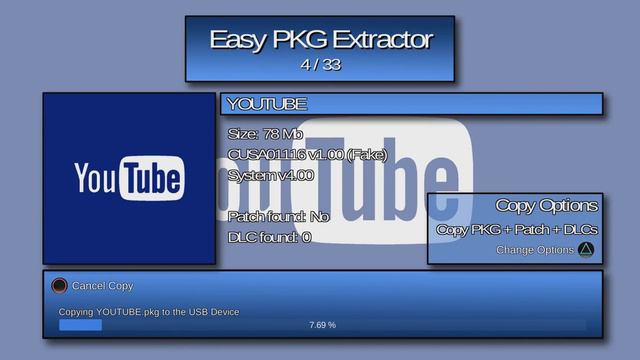 PS4 Easy Pkg Extractor Tutorial смотреть онлайн