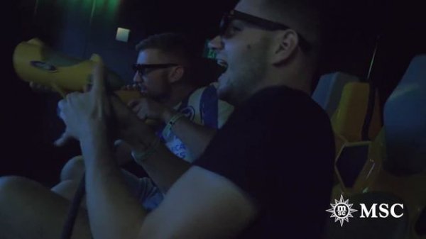 Special reporters on MSC Seaside