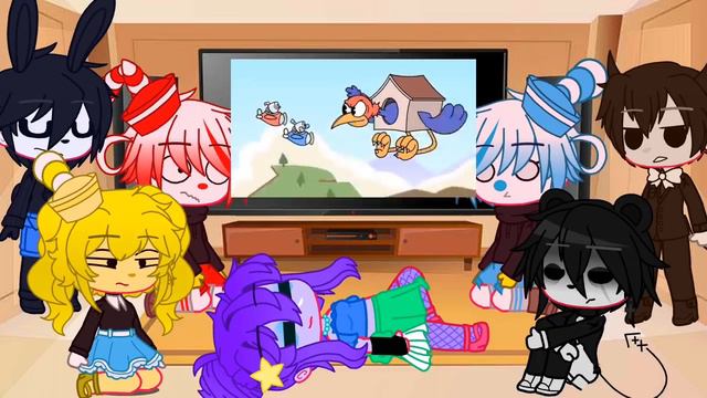 //❤Cuphead y algunos fandoms reaccionan Roll or die💙\\ смотреть онлайн