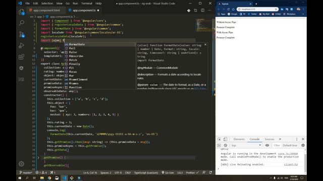 43.@Pipe - Part 3 - Async Pipe - Master Angular Framework In Arabic смотреть онлайн