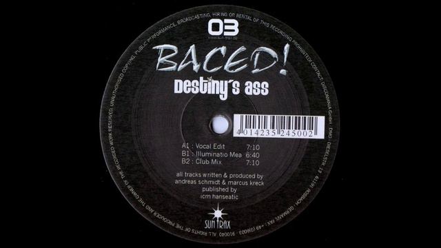 Baced - Destiny´s Ass (Vocal Edit) смотреть онлайн