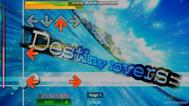 [StepMania] Destiny Lovers くにたけみゆき [Easy] смотреть онлайн