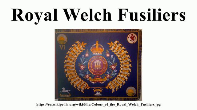 Royal Welch Fusiliers смотреть онлайн