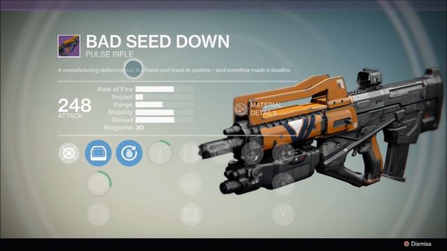 Destiny Legendary Loot Guide - "Bad Seed Down" Pulse Rifle смотреть онлайн