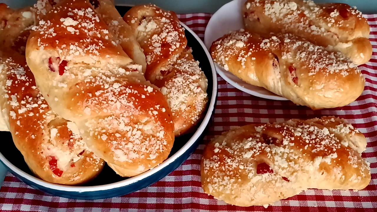 📌 Воздушные булочки с творожной начинкой. Наши любимые булочки к чаю смотреть онлайн