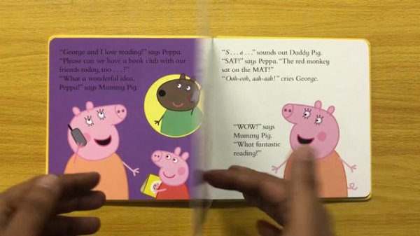 Peppa Loves Reading - Read Aloud Peppa Pig Book for Children and Toddlers