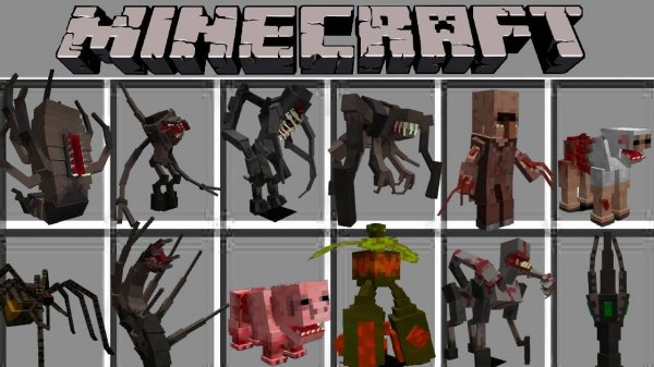 ПАРАЗИТЫ  САМЫЙ ЖУТКИЙ МОД НА MINECRAFT ОБЗОР SCAPE AND RUN PARASITES ГАЙД ПО МОДУ