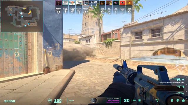 Zont1x Mirage Nades - Utility POV Vs FaZe | CS2 IEM Katowice 2024