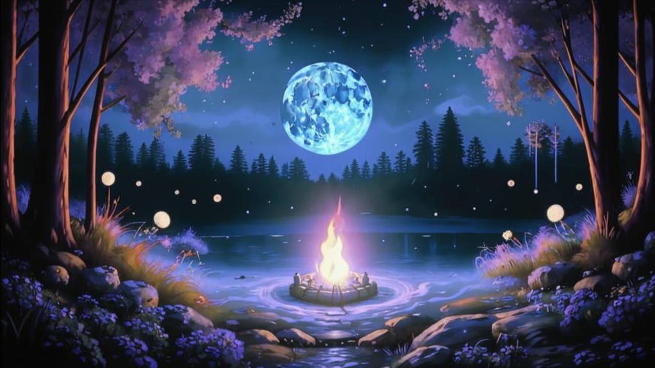 Уснуть За 5 Минут/Исцеление Во Сне 174 +369 Гц/ Медитация у Костра