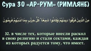 Сура 30 ар-Рум (арабские и русские титры) - Мухаммад Люхайдан