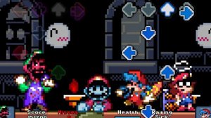 Friday Night Funkin' VS Mario SMW Style | I Hate You & Oh God No (SMW Update) (FNF Mod)