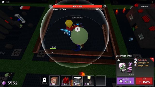 (Tower Heroes) How To SOLO Build To Survive On HARD Mode смотреть онлайн