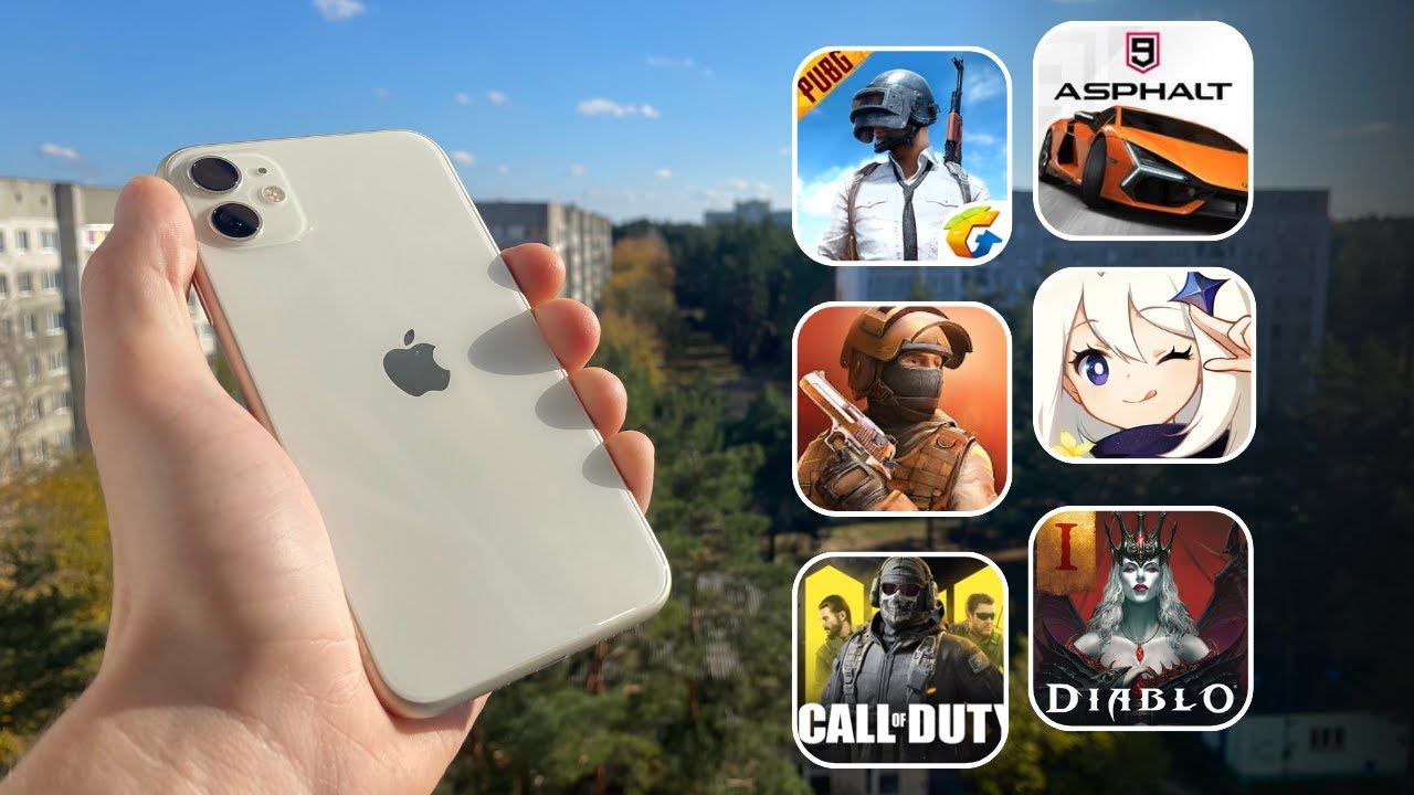 IPHONE 11 GAMING TEST (A13 bionic) - ТЕСТ ИГР IPHONE 11 смотреть онлайн