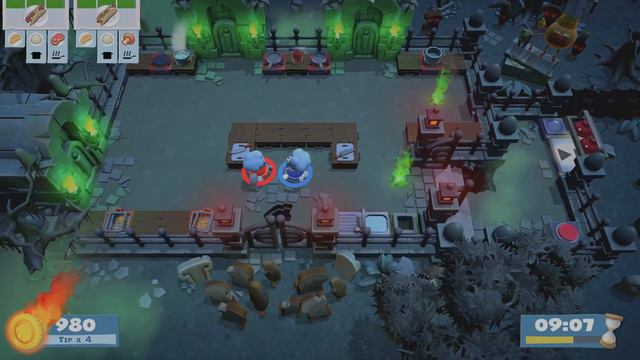 Overcooked 2 (Ps5) [4K 60FPS HDR] 2PLAYER ด่าน (6-5)-(6-6 END)