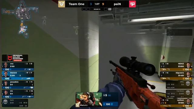 paiN vs TeamOne | Map 2 Nuke | PGL RMR AMERICAS - Day 3 смотреть онлайн