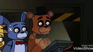 Аниматроники из ФНАФ боятся охраника