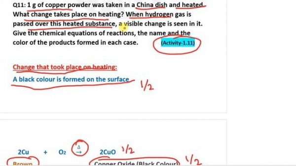 Science Class 10 | Chapter 1 | Chemical Reactions & Equations | Previous year paper solved  2020
