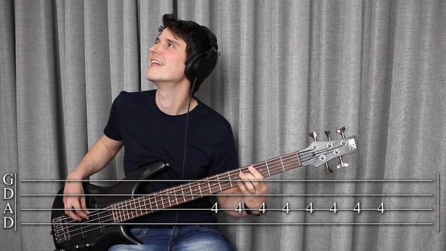 Black Veil Brides - In The End (Bass Cover With Tab) смотреть онлайн