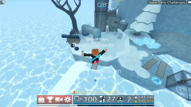 [CRAZY] Snowy Stronghold Chaos Servers - Flood Escape 2 смотреть онлайн