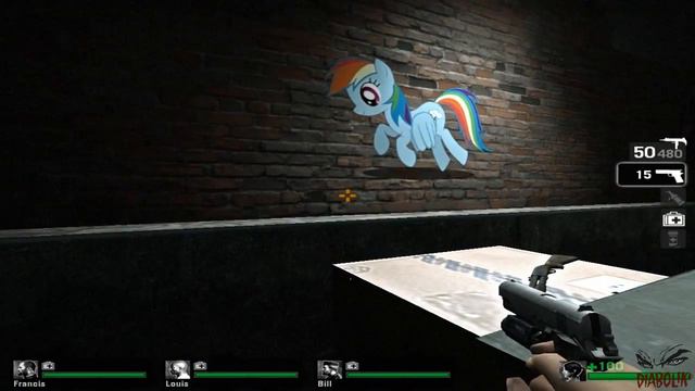 Rainbow Dash (My Little PonySpray) Left 4 dead смотреть онлайн