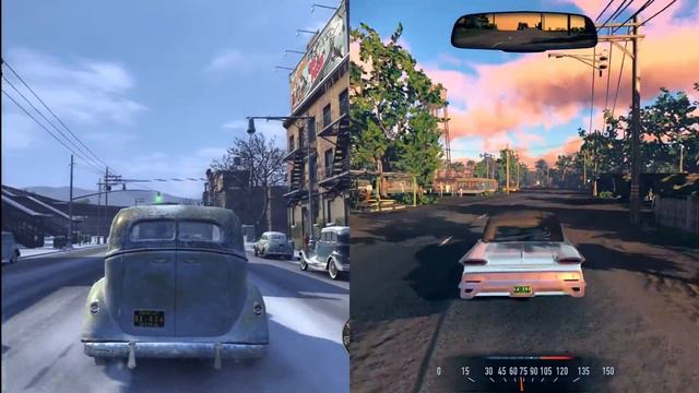 Mafia 2 vs Mafia 3 (PC) Skybox & Mirror Comparison смотреть онлайн
