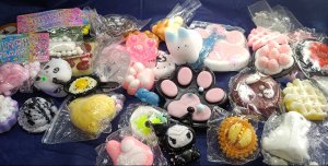 Асмр Сквиши🥰помыла свою коллекцию силиконовых Таба СКВИШЕЙ♥️для вашего удовольствия и мурашек💖💖💖