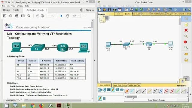 7.2.3.4 Lab - Configuring and Verifying VTY Restrictions смотреть онлайн