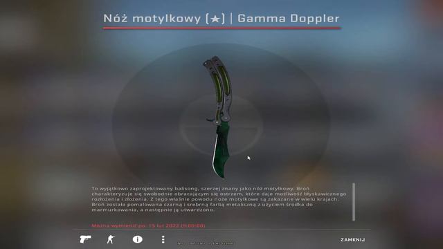 Unboxing Nóż Motylkowy (★) | Gamma Doppler | Butterfly Knife (★) | Gamma Doppler Phase 3