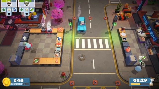 Оvercooked 2 ДОРОЖНАЯ СУЕТА #3