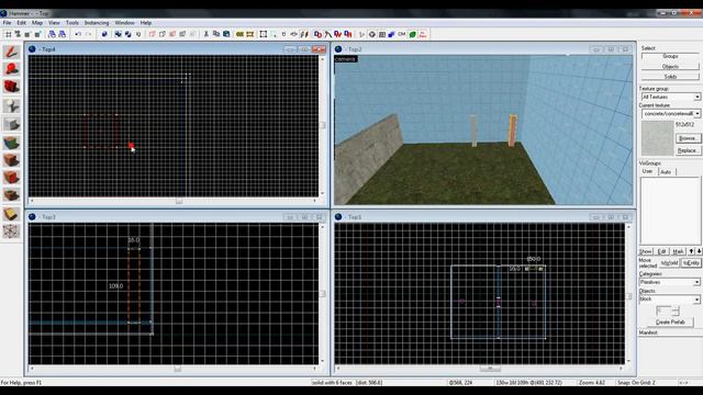 Уроки hammer editor 1.Displacement and teleport. смотреть онлайн