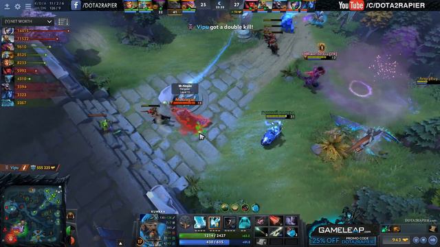 ATTACKER 7.14 Outplayed So Hard with KUNKKA's TORRENT Dota 2 смотреть онлайн