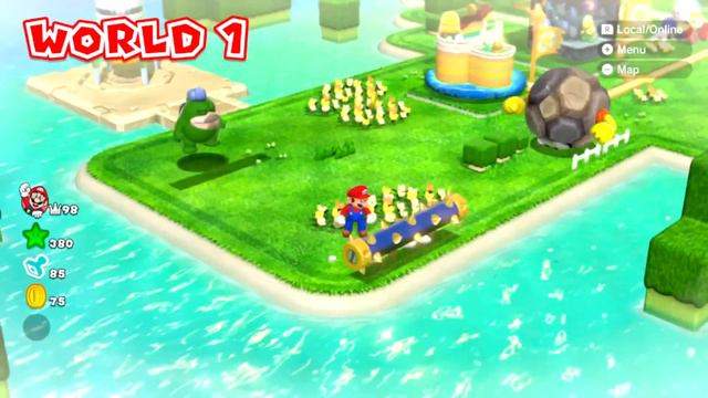 Can anything kill Mario on the World Map? [Super Mario 3D World + Bowser's Fury] смотреть онлайн