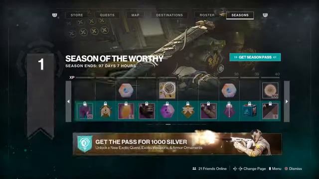 Destiny 2 Season of the Worthy Season Pass No Commentary смотреть онлайн