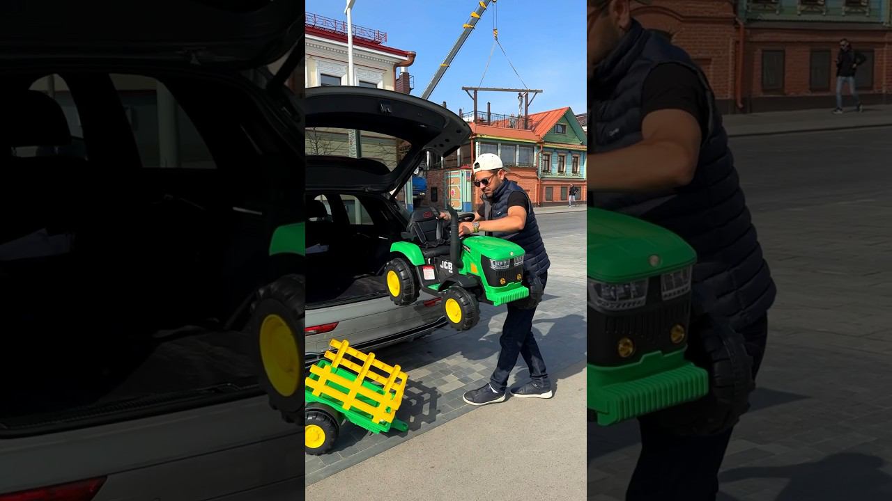 Детский электромобиль трактор JCB 8330. В наличии на сайте сars-kids.com смотреть онлайн