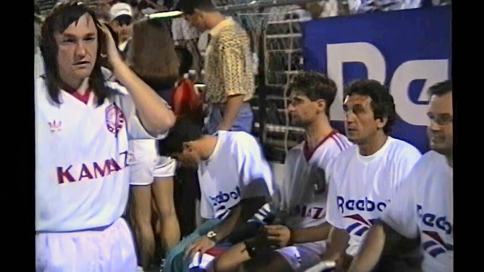 «КАМАЗ» - Молодёжная сборная города Остин (Техас, США) 7:0. После матча. 12 июня 1994 г.