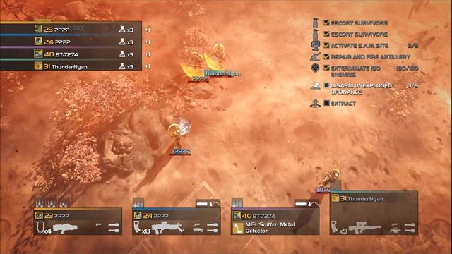 Helldivers Hell Dive Bugs with well-oiled team смотреть онлайн