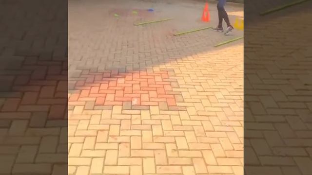 Lock down foot work combination training with Salim Jamal смотреть онлайн