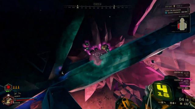 Deep Rock Galactic Solo Engineer Deep Dive смотреть онлайн