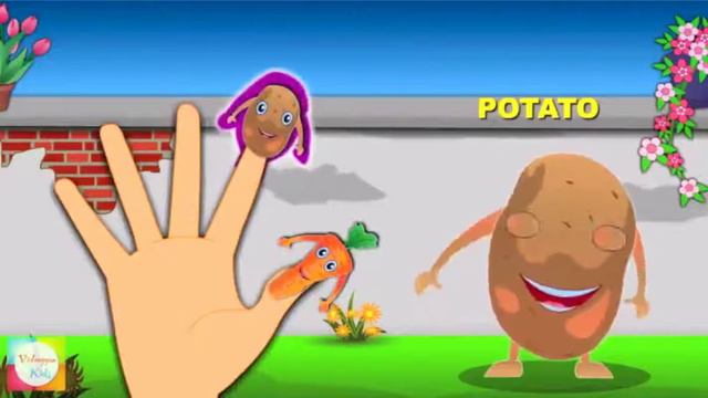 Vegetable Song |Vegetable finger Song | fhnger family | اغاني اطفال смотреть онлайн