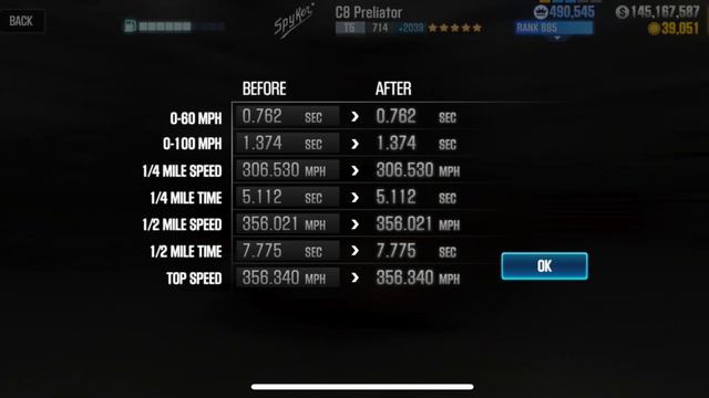 CSR Racing 2 C8 Preliator Maxed Tune/Pattern 7.60x смотреть онлайн