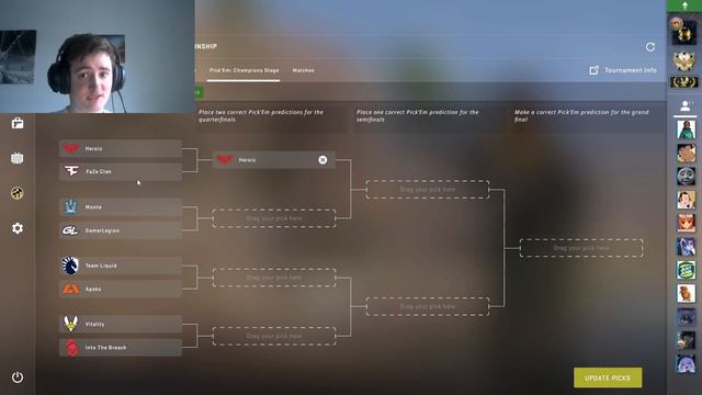 Perfect Paris Pickems... - CSGO Major Champions Stage - More UPSETS incoming?! смотреть онлайн