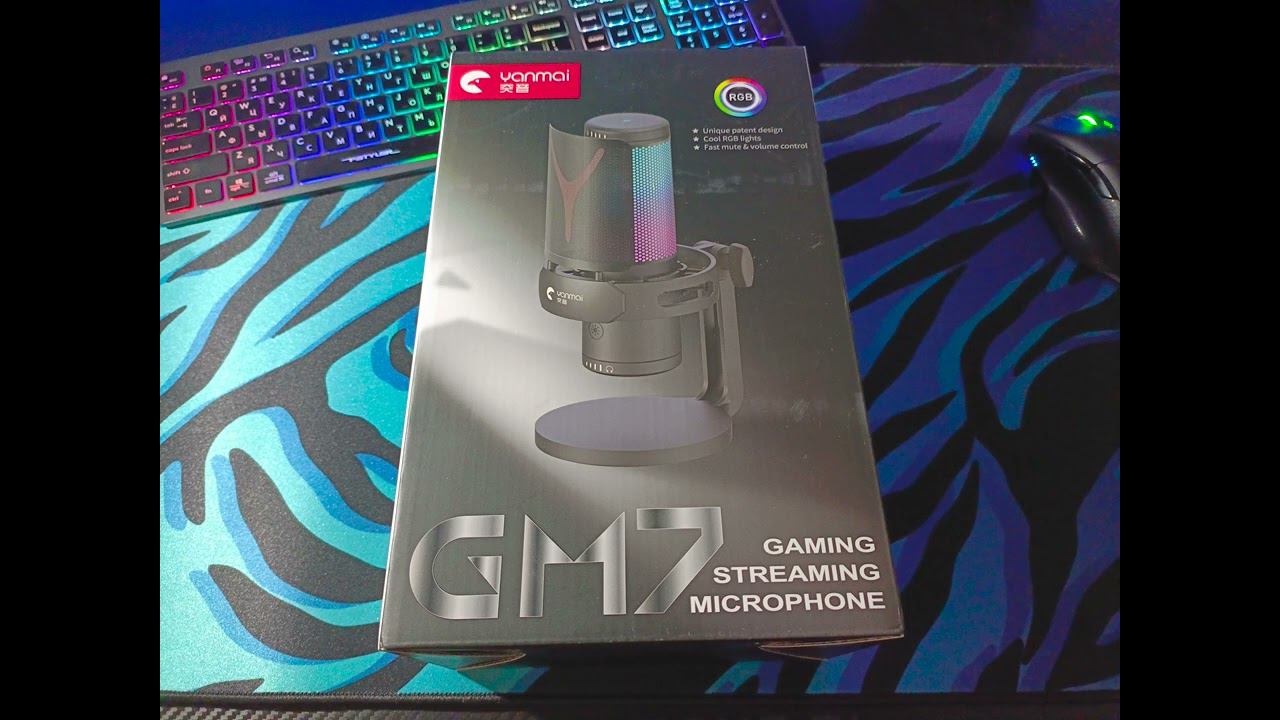 Обзор стильного USB-микрофона Yanmai GM7 смотреть онлайн