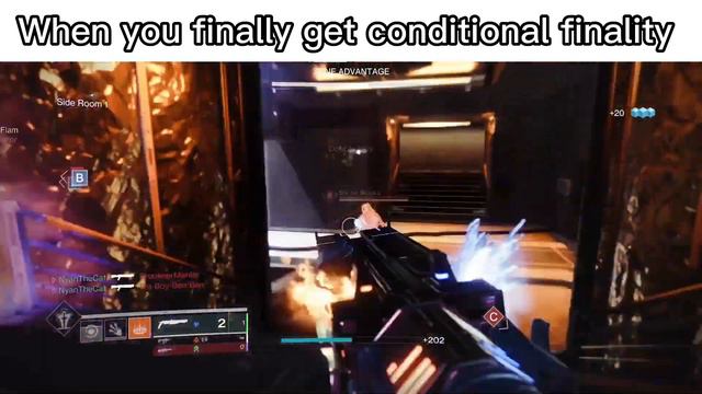 When you finally get conditional finality in Destiny 2 смотреть онлайн