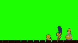 The Simpsons Theater Green Screen End Credits (Full 16:9 Screen)
