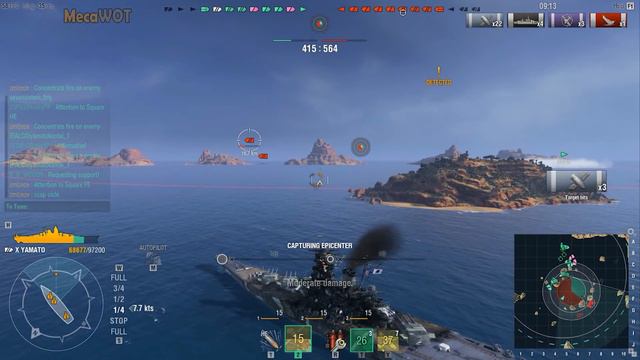 World of WarShips | Yamato | 5 KILLS | 199K Damage - Replay Gameplay 1080p 60 fps смотреть онлайн