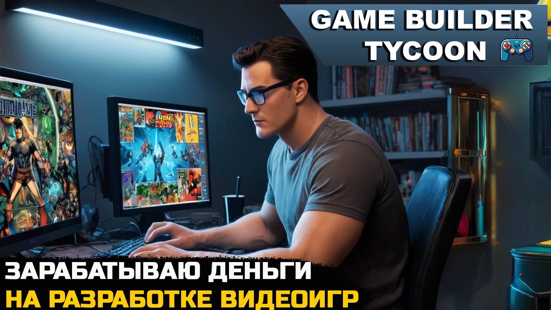 СОЗДАЮ СОБСТВЕННЫЕ ВИДЕОИГРЫ - Game Builder Tycoon (Первый взгляд)