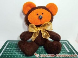 Мягкая игрушка медвежонок. Как сшить
