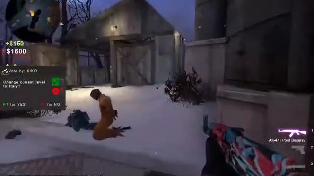 CS:GO casuals 1vs4 clutch hostage rescue map militia смотреть онлайн