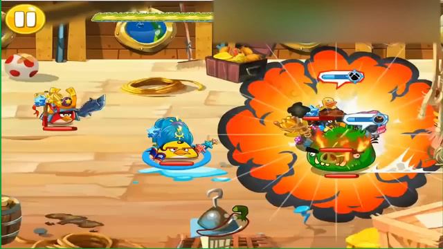 Angry Birds Epic: Part-20 Gameplay Chronicle Cave 4: Cure Cavern 9-10 (Boss Fight-Ice Prion) 2014 смотреть онлайн