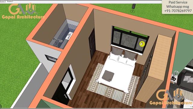 36x50 East Facing 3D House Design | 6 Room Latest Home with vastu| Villa Design | Gopal Architectur смотреть онлайн